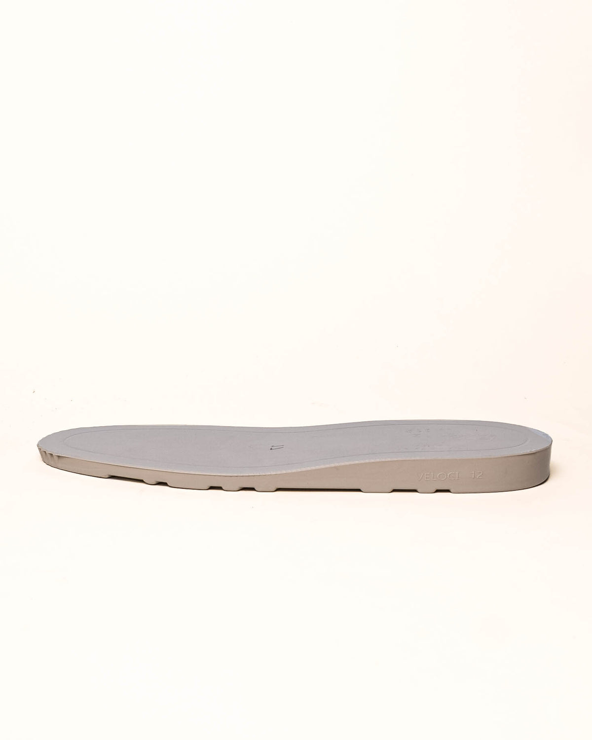 White wedge showing the side profile with white background.